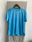 NIKE DRI-FIT RUNNING Blue Short Sleeve Activewear T Shirt Size M (S8)