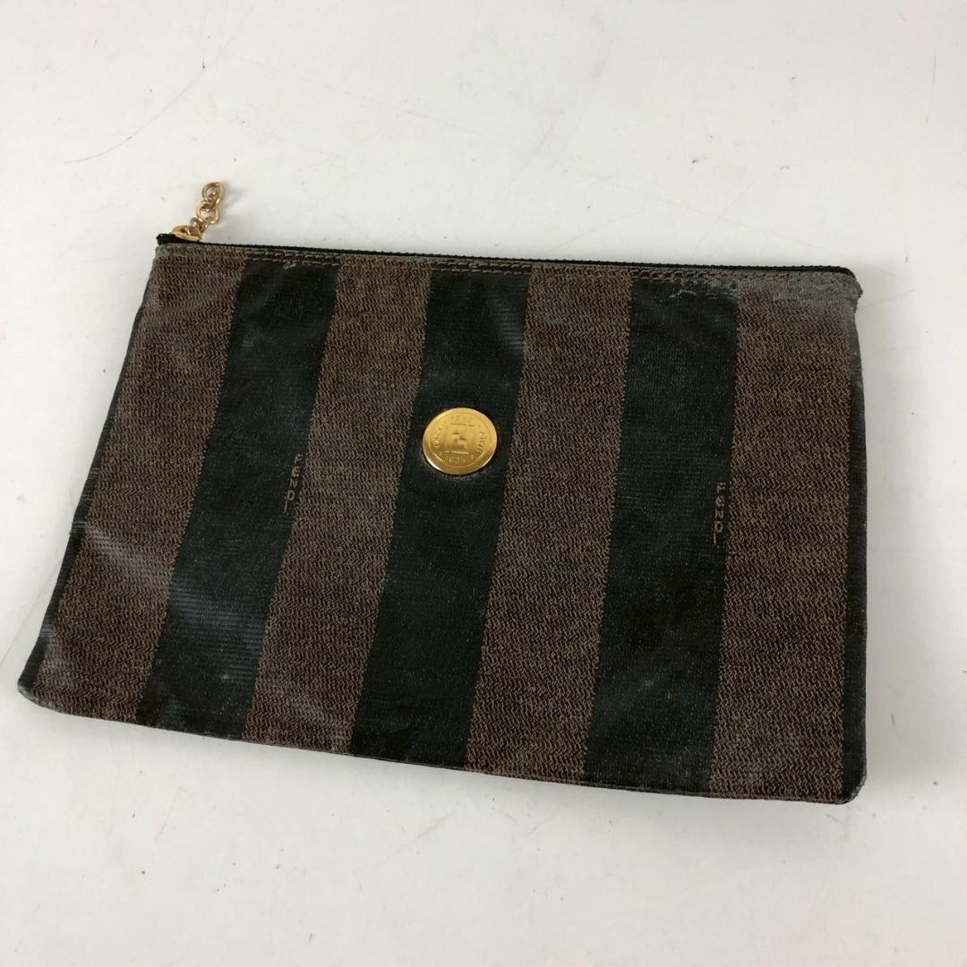 FENDI Pecan Pattern Pouch Accessory Case Ladies B… - image 1
