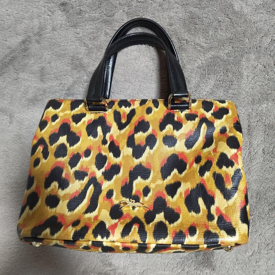 LONGCHAMP Leopard Pattern Handbag - image 1
