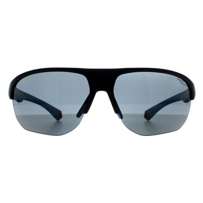 Polaroid PLD 7059/S 003 E3 matt schwarz blau grau polarisierte Sonnenbrille
