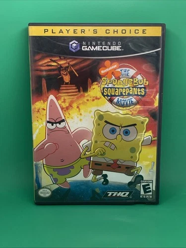 The SpongeBob SquarePants Movie Nintendo GameCube Complete Case and Game