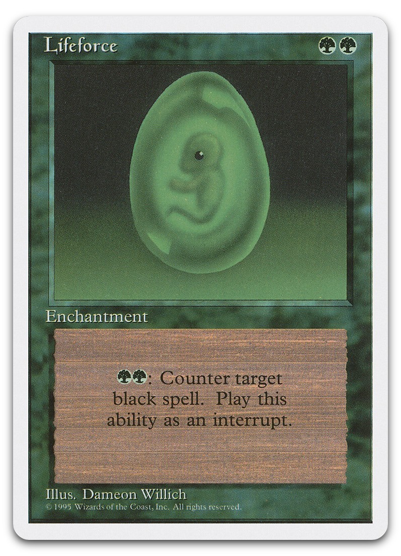 Lifeforce (NM) Fourth Edition 4ED Magic MTG