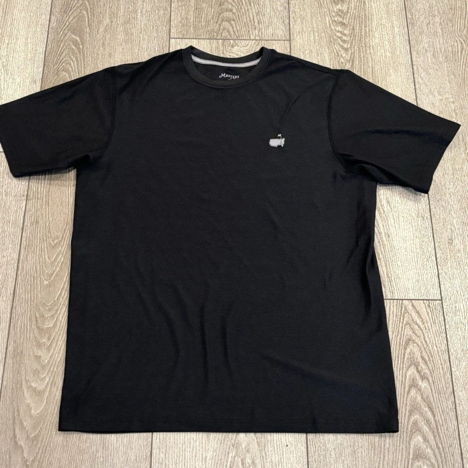 Masters Tech Men Small Black Gray Golf Active Performance Shirt Golf Athletic - Image 2 of 4