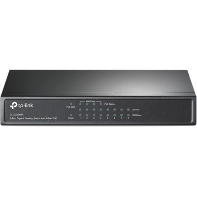 Tp-Link Tl-Sg1008P V4 8 Port Gigabit Poe 4 Poe 64W Metal W/ Shielded Lifetime