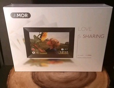 Amor 10.1 inch Digital Picture Frame - Black