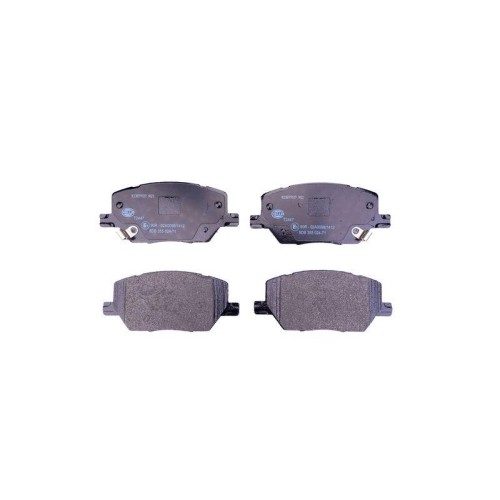 Plaquettes de frein Hella 8DB sans sifflement pour disques Fiat et Jeep