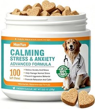 Calming Chews for Dogs,Quiet Moments Calming Dog Supplement,Dog 100 Soft Chews