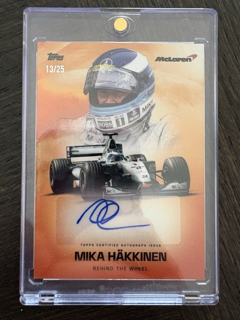 Topps McLaren Racing - Mika Häkkinen Behind The Wheel Auto /25 - Formula 1