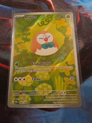 is rowlet a rare pokemon card (2/15) [McDonald's Promos: Match Battle] Colorless Wind Shard This attack does 60 damage to 1 of your opponents Benched Pokmon Mega Evolution: Perfect Order Rowlet