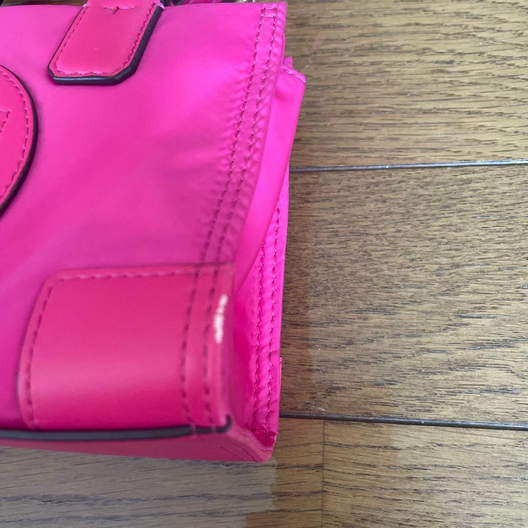 Tory Burch Handbag Shoulder Bag with Logo Nylon Pink Women's From Japan thumbnail 10