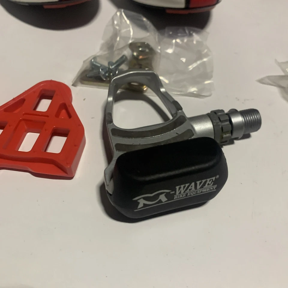 Zapatilla ciclismo carretera Exustar talla 10.5 con clips y pedales Foto 4 de 4