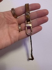 Louis Vuitton Gold Tone Hardware Lobster Clasps and Strap For Parts/Crafts