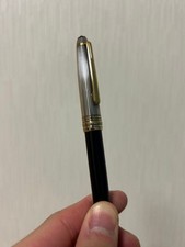 Montblanc Meisterstuck Solitaire Due 1441 Fountain Pen Silver Polished