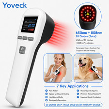 880mW 20 Diodes Cold Laser LLLT Device Red Infrared Light for Muscle Recovery