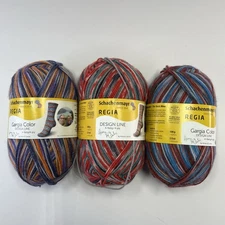 Schachenmayr Regia Arne & Carlos Sock Yarn 4 ply /100g /420m~ Lot of 3 Skeins