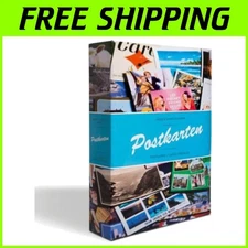 Multicolored Postcard Organizer - 200 Cards