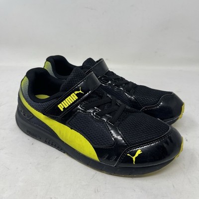 Puma Speed Monster V3 K Shoes Black/Yellow 190266-06 Kids Youth 4.5C
