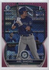 2023 Bowman Chrome Prospects Mega Box Pink Mojo Refractor /199 Axel Sanchez 0xh3