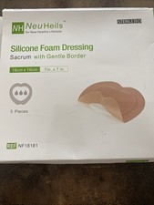 Sacrum Silicone Foam Dressing with Gentle Border Pack of 5 NF18181
