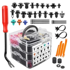 680Pcs Car Push Retainer Clips Door Panel Trim Clamp Fastener Clips Moulding Kit