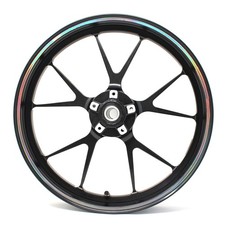 Felgenrand Stripes 7mm Hologramm Schwarz + Tool Folie Zierstreifen Motorrad Auto