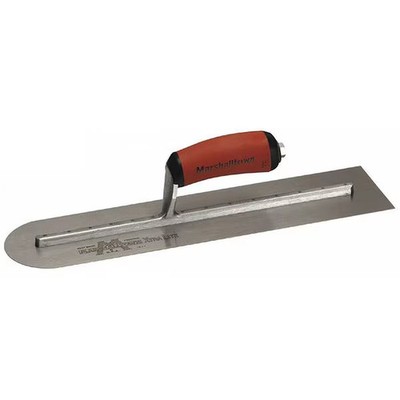Marshalltown Finishing Trowel,Round End,14 x 4 In MXS64RED Marshalltown MXS64RED