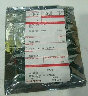 (NEW) Universal Instruments PC CD, BD ER CRCT A PCB Circuit Board 42034601 *uq