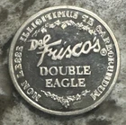 Vintage  Del Frisco's Double Eagle 1 oz Silver Art Round Toned