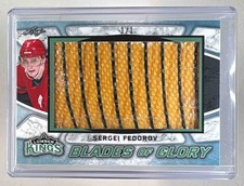 Sergei Fedorov 2019 Leaf Lumber Kings #BG-30 Emerald Blades of Glory Patch 1/1