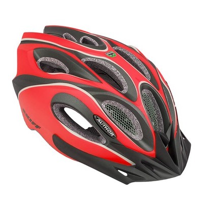Fahrradhelm Größe M 52cm-58cm Author Skiff Insektenschutz Dial-Fit rot unisex