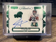 2023 Panini Flawless Collegiate - Rookie Auto Tyjae Spears /5 Emerald