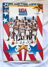1992 “Dream Team” USA Basketball Sticker Book - Bird, Magic, Jordan!! Classic!