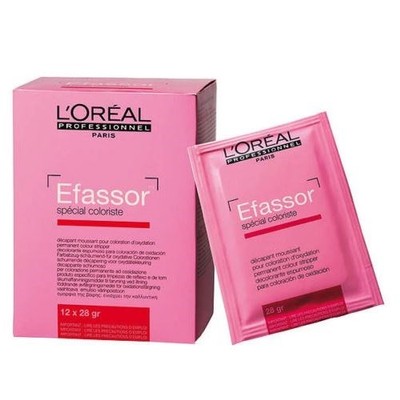 L'Oreal Efassor Farbabzug 12 x 28g   Profi Haarfarben-Entferner Reinigungspulver