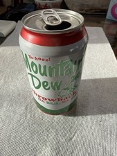 Mountain Dew Throwback Empty 12oz Soda 🥤 Can (2017)