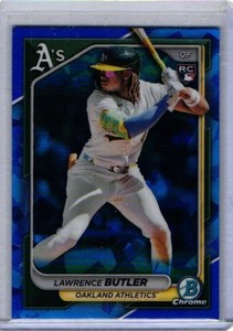 2024 Bowman Chrome Sapphire #59 Lawrence Butler RC Rookie ATHLETICS