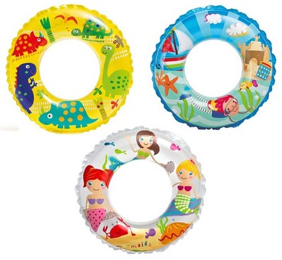 Intex Recreation 59242EP 24inch Ocean Reef Transparent Rings 3 Pack