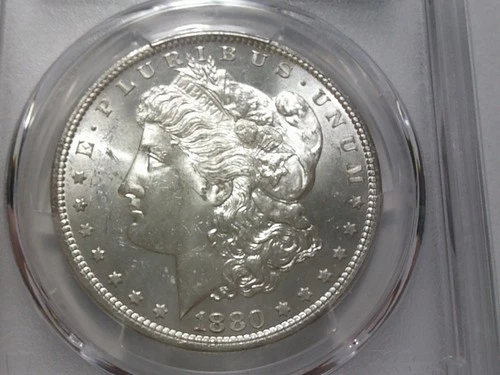 1880-S Morgan Dollar PCGS MS-63  ***BLAST WHITE***