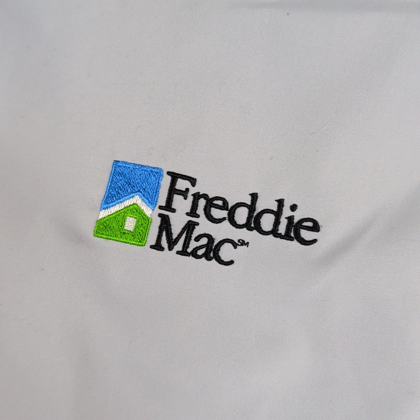 VTG Financial Windbreaker Pullover Mens L Gray Freddie Mac North End Micro Plus - product detail image 3