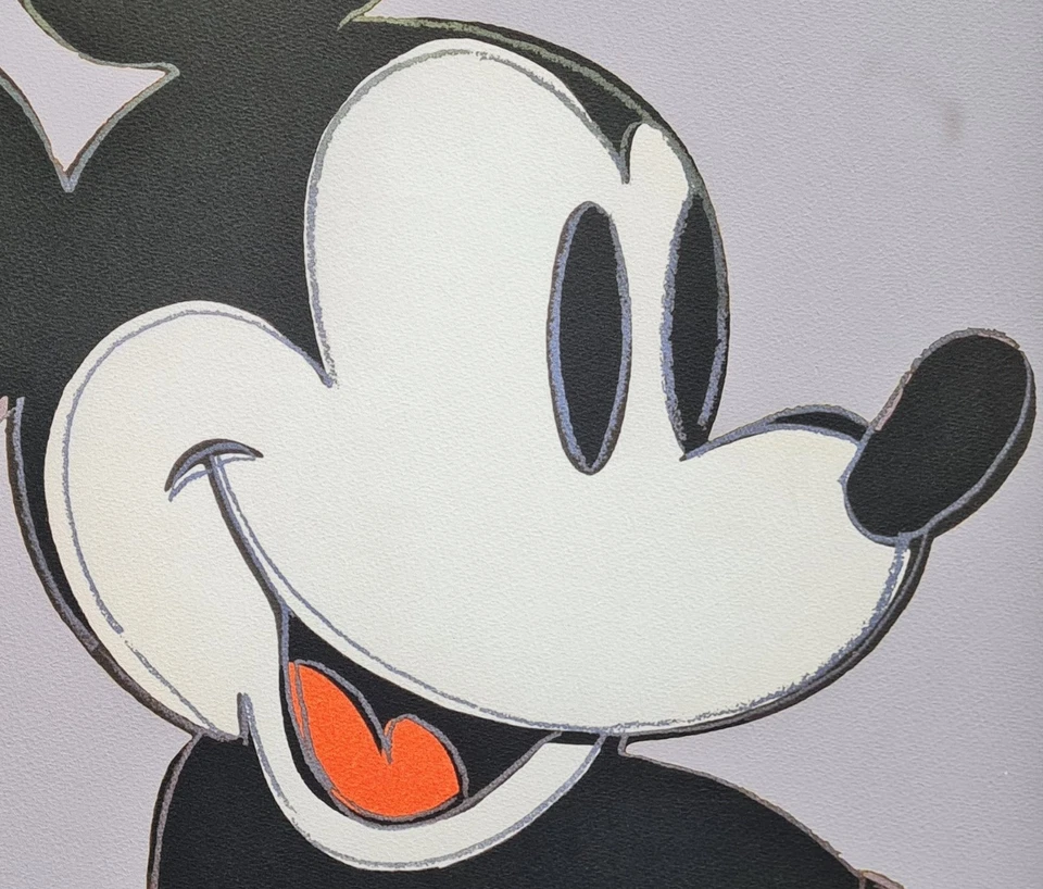 ANDY WARHOL * Mickey Mouse * lithograph * 50x50 cm*limited # 432/500 CMOA signed - Bild 4 von 4