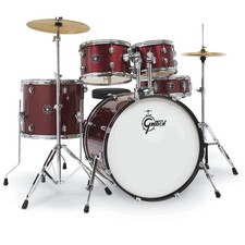 Gretsch Renegade 20" Drum Kit Ruby Sparkle w/ Hardware & Cymbals Full Set