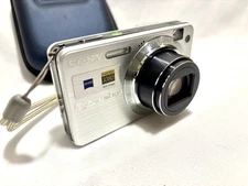 Sony Cyber Shot DSC-W150 8.1MP Digital Camera Charger Battery Case Box