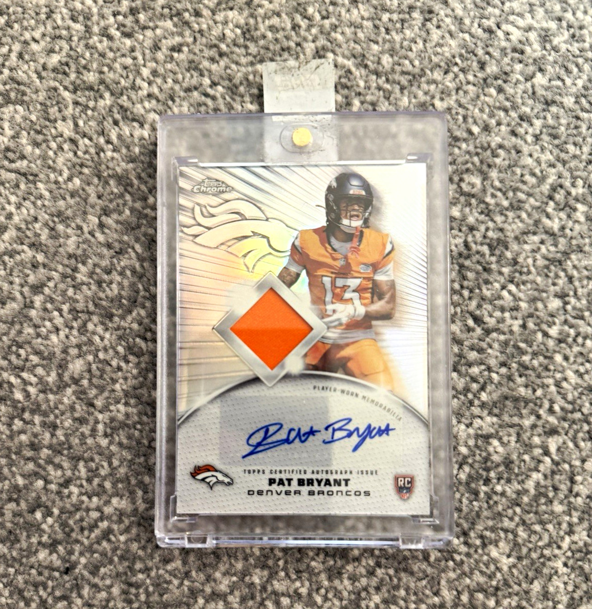 Pat Bryant Topps Chrome Rookie Patch Autographs #PB Base