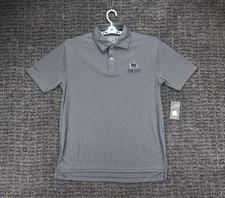 Penn State Nittany Lions Shirt Mens Large Gray Performance Polo Golf NCAA NWT
