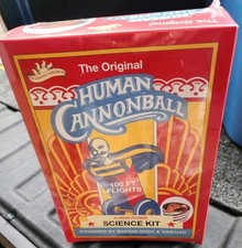 Vintage The Original Human Cannonball High Flying Science Kit  SEALED 2001
