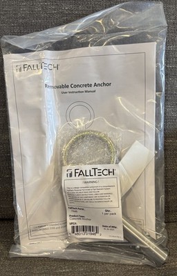 FallTech Removable Concrete Anchor O Ring Connection Point 360 Degree Swivel7446