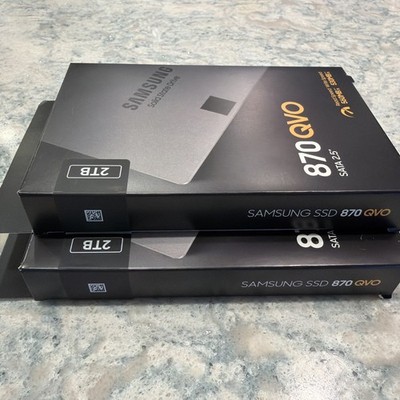 Samsung 870 QVO 2TB SATA III 2.5'' SSD MZ-77Q2T0B/AM MZ-77Q2T0 New
