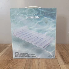 Sunny Life Tube Lilo Holographic Glitter Pool Floatie Raft