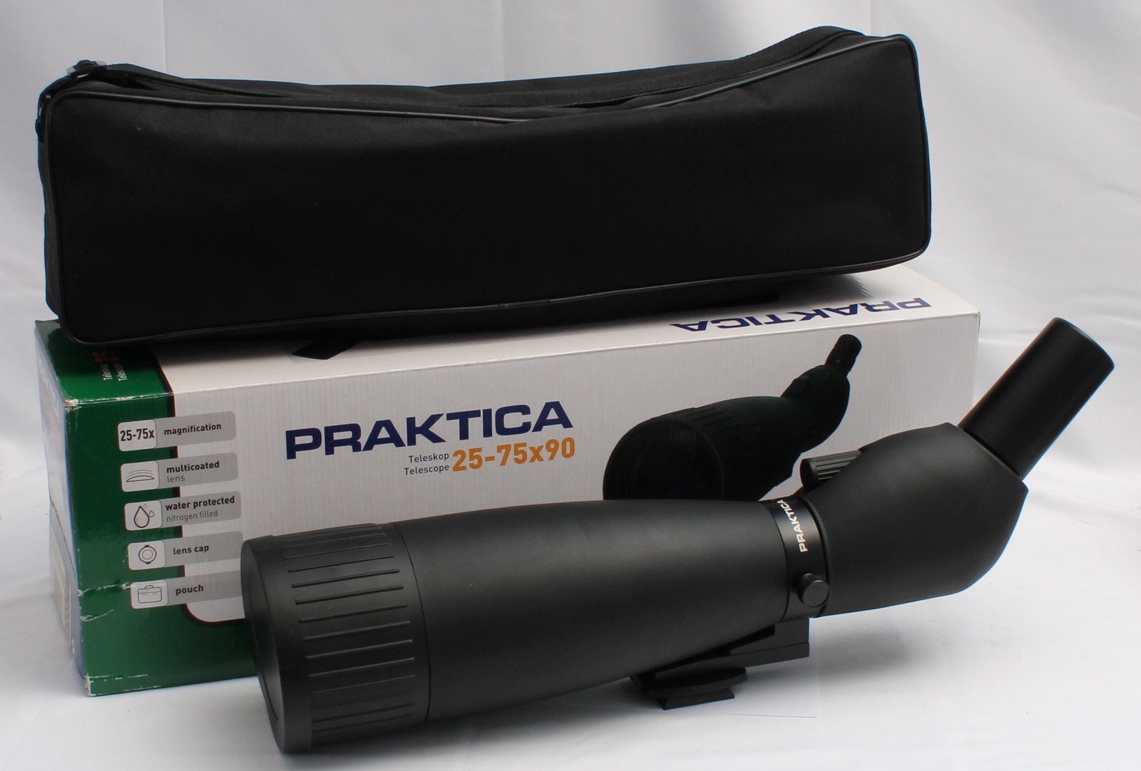 Praktica P90 Pro 25-75 x 90mm Telescope Monocular Spotting Scope (U)