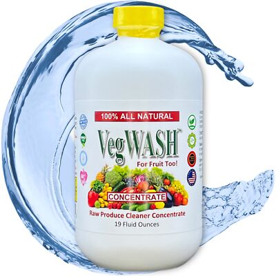 #ad #ad VegWASH™ Raw Produce Cleaner Concentrate Scented : 19 Fl Oz Makes 2.375 Gallons $30.99