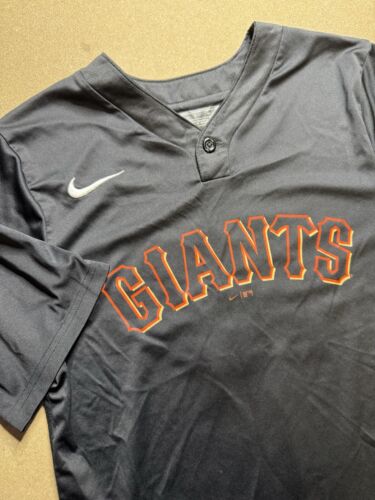 San Francisco Giants Shirt Mens Small Black MLB Player Team Issued Dri Fit Nike